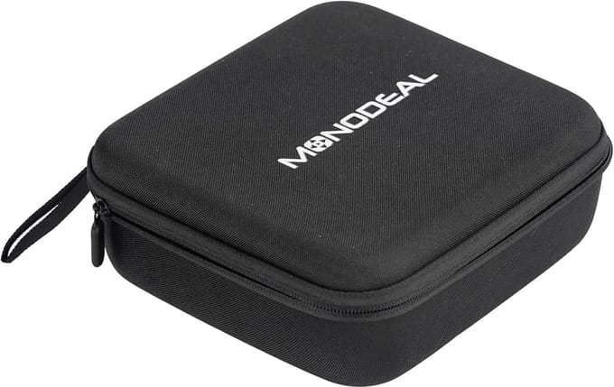 Draagbare CD-speler Tas - Opbergkoffer - Muziek Luisteren - Compact Ontwerp - 218 cm - Zwart