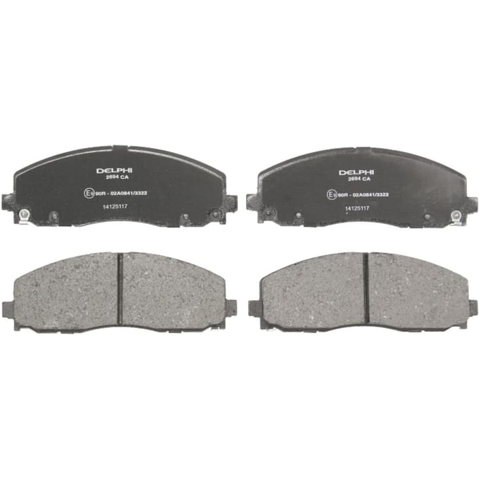 Remblokset DELPHI LP2694, voor