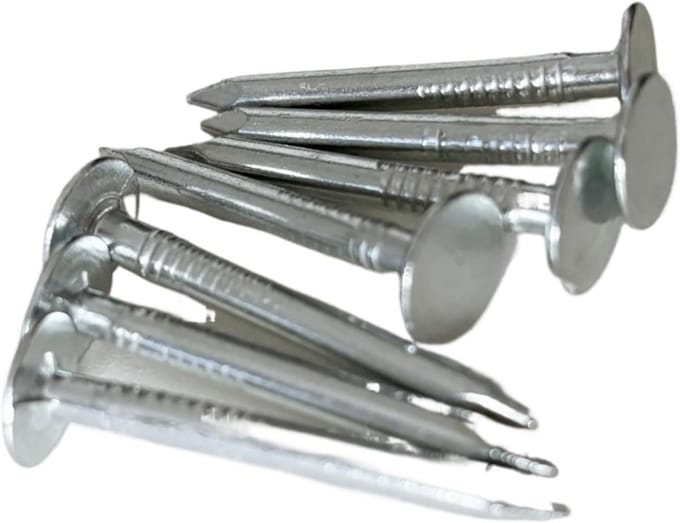 Dakspijkers - Stoffeer Spijkers - Dakbedekking - Koolstofstaal Gegalvaniseerd - 3.1x25mm