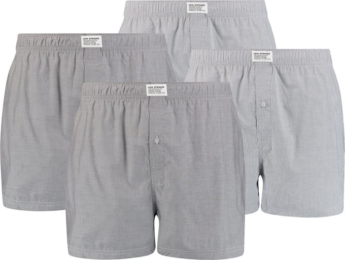 4 PACK Levis geweven webshorts voor heren, boxershorts, onderbroeken