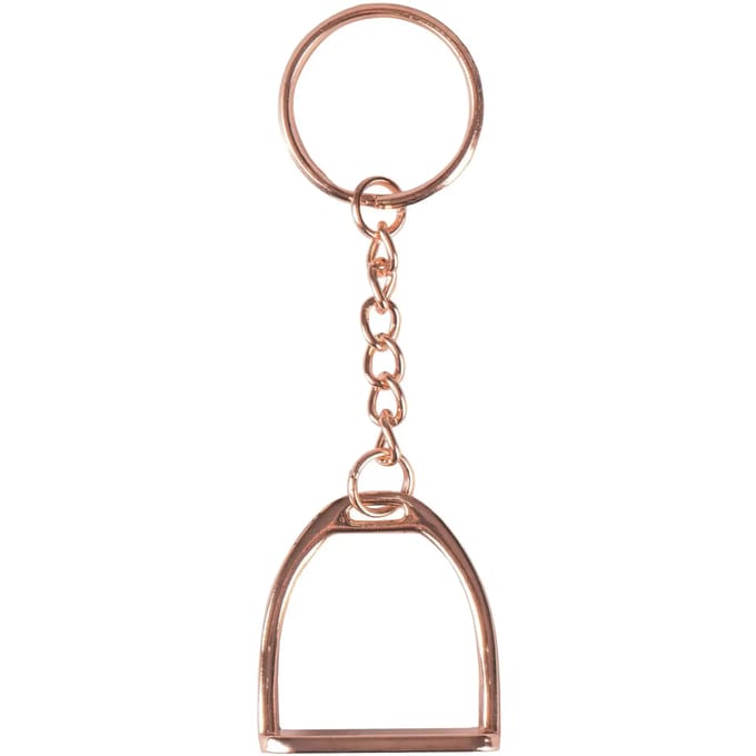 Red Horse Sleutelhanger Stijgbeugel Rosegoud - ONE
