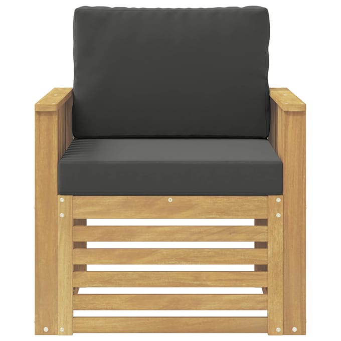 vidaXL - Buiten - bank - set - Polyester - Wit
