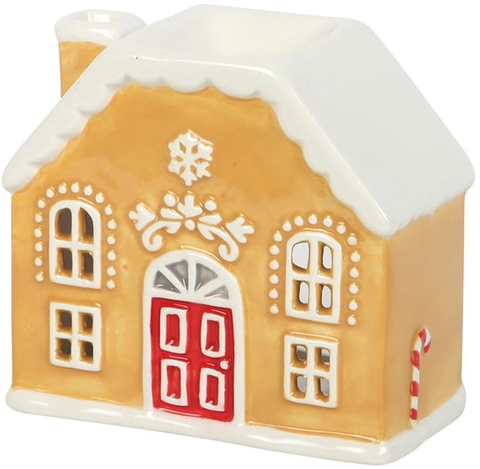 Something Different - Candy Cane Gingerbread House and Wax Warmer Oliebrander - Multicolours