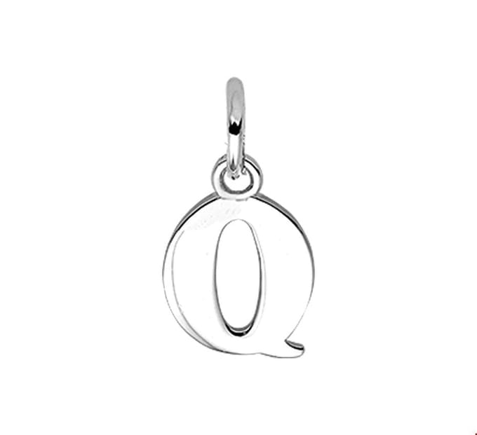 Zilver Gerhodineerde Hanger letter Q 1319088