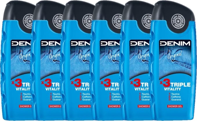 Denim Douchegel Original - 6 x 250 ml