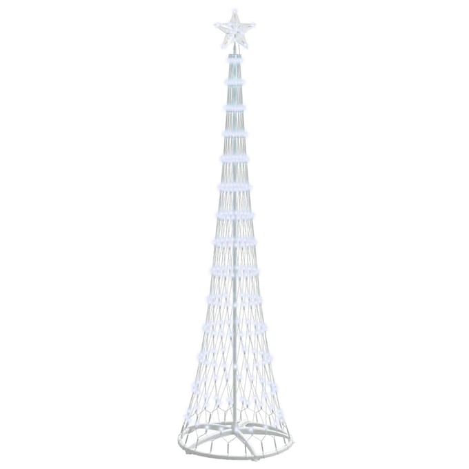vidaXL - LED - kerstboom - Koudwit - 250 - cm - Metaal