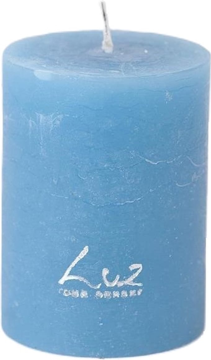 Rasteli Luz Your Senses Kaars-Stompkaars Blauw D 6 cm H 8 cm per 2 stuks