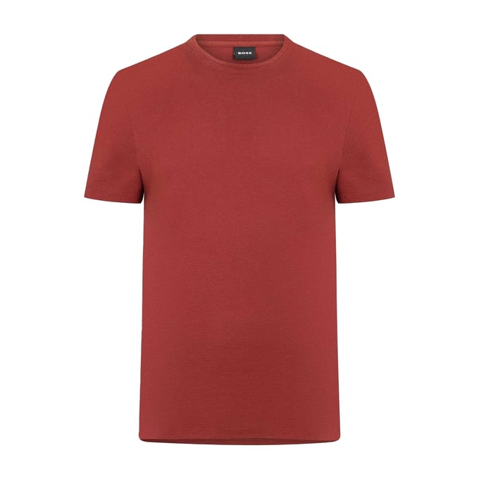 Hugo Boss Heren Boss Katoen Regular T-shirt (Bruin)