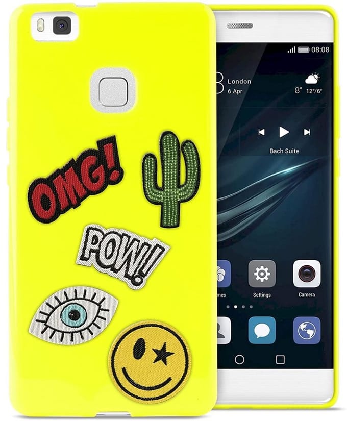 PURO Patch Mania mobiele telefoon behuizingen 13,2 cm (5.2") Hoes Geel