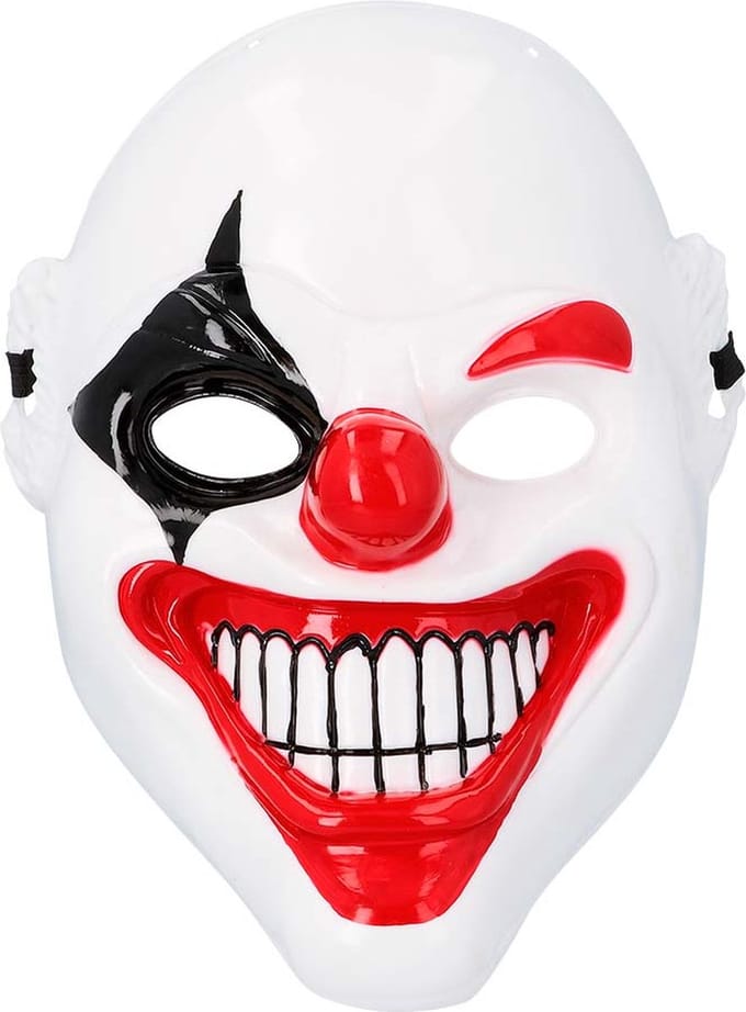 Boland - Masker Horror clown - Volwassenen - Clown - Halloween accessoire - Horror