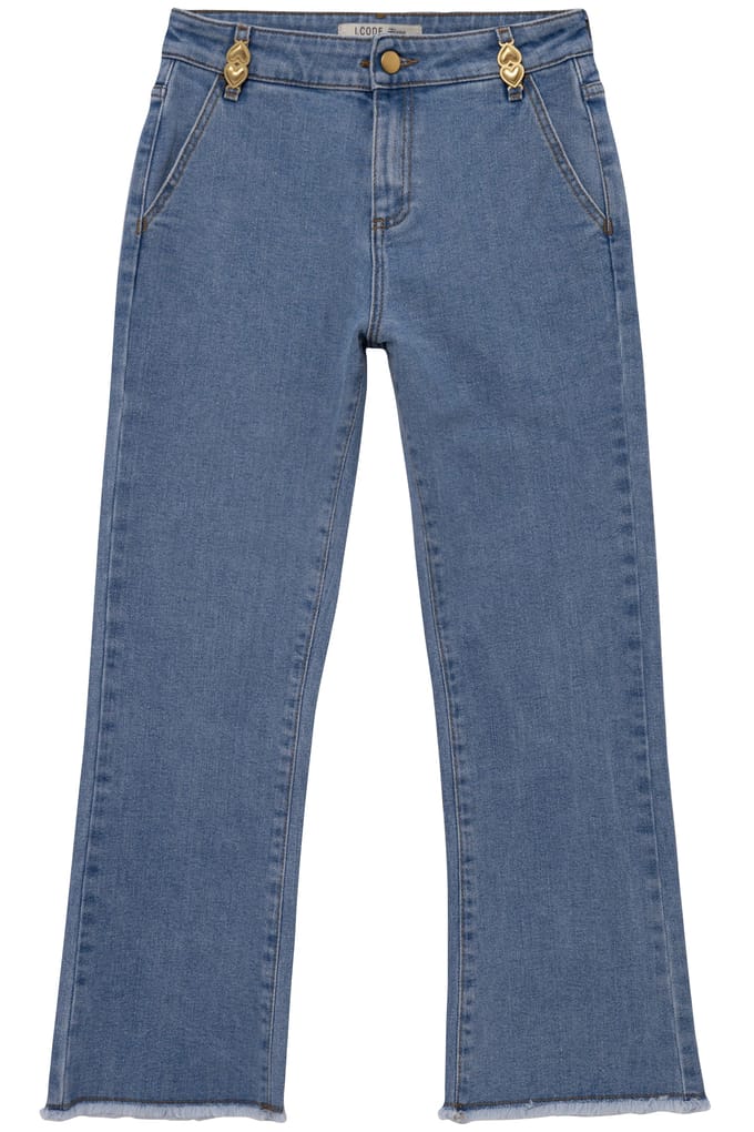 ICode Authentic Blue Flared Jeans Taglia: 33 | Pantaloni larghi Outlet | Donna | Blu