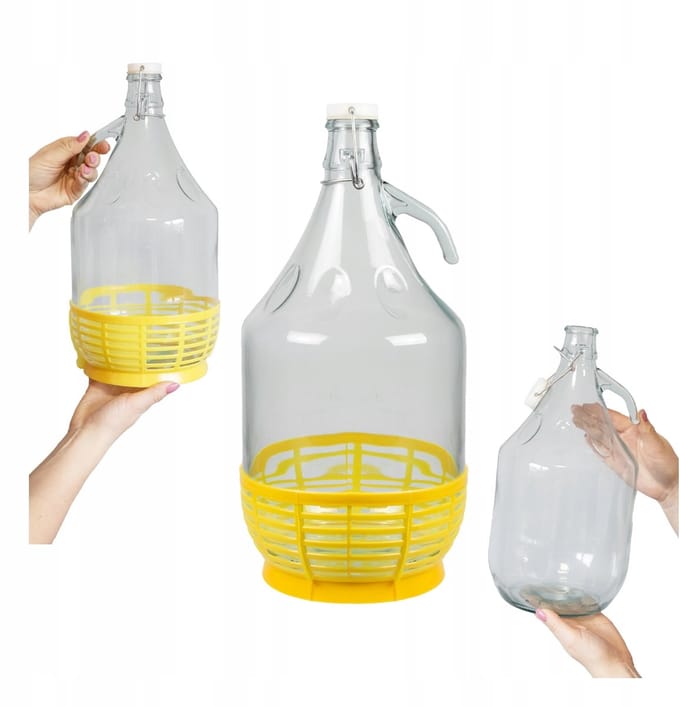 Bimberek - Dama 5L Fermentatieballon - Met Kos en Slot