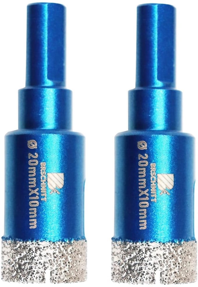 Diamant Kernboor Set - 2 Stuks Gatenzagen voor Tegel, Steen en Graniet
