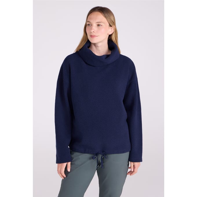 Mountain Warehouse Dames Rydal Fleece Top (Marineblauw)