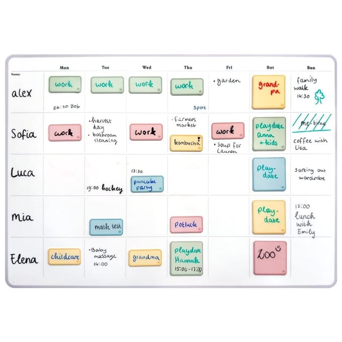 MRKK® Familieplanner – Weekplanner – Kalender Planner