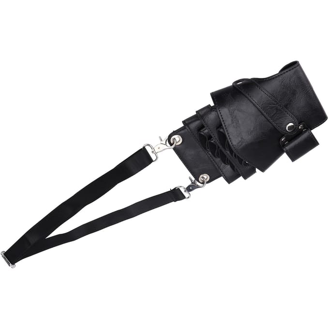 Scharen Etui Kappers Barbier Gereedschap Scharen Taille Riem Tas Houder Etuis voor Salon black