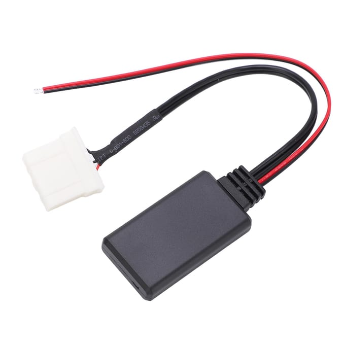 Autoradio sans fil Bluetooth 5.0 Adaptateur de câble audio Aux-In Remplacement pour MX5 2006 et supérieur black