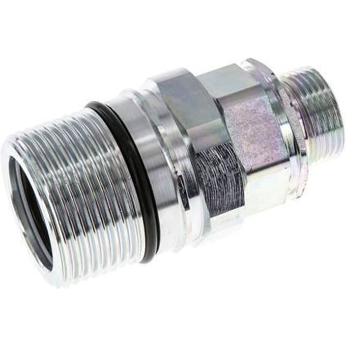 Stalen DN 25 Hydraulische Koppeling Snelkoppeling 20 mm S Knelring ISO 8434-1 D M48 x 3