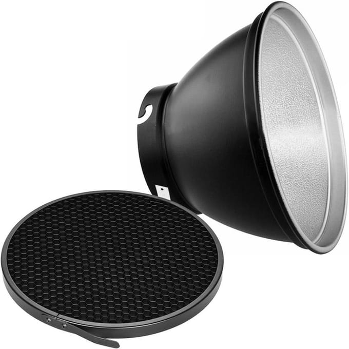 Abat-jour d'abat-jour de diffuseur de réflecteur de bâti de 210mm 60 Degree Honeycomb Grid gray
