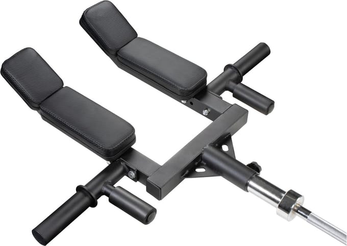 Squat Landmine Attachment - Viking Press - Onderlichaam Training - Natuurlijk Bewegingsbereik - One Size - Zwart en Zilver