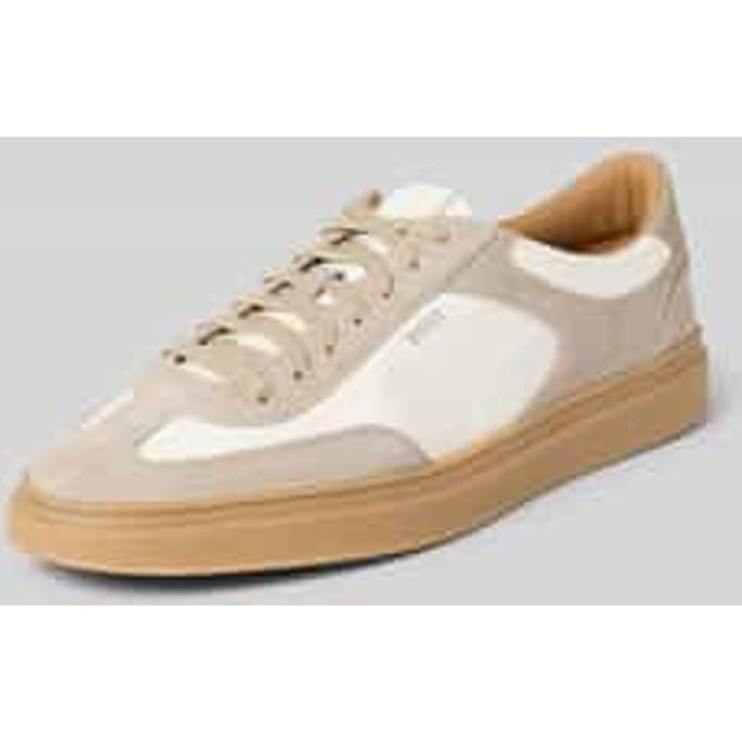Low-top sneakers van echt rundleer model 'Kieran_Tenn_sdnyn'