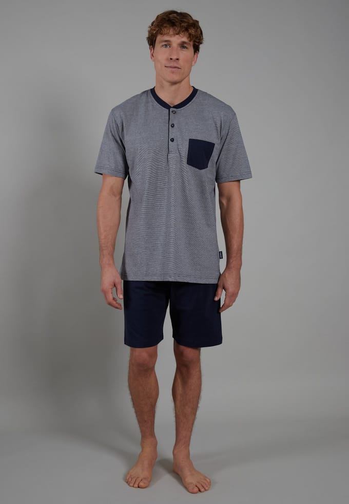 CECEBA Seoul Heren Shortama - Blauw