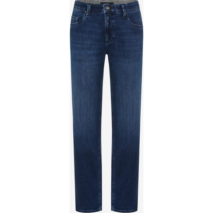 Eurex Heren Jeans  Style LUKE DARK BLUE, denim blauw regular, maat 38/32