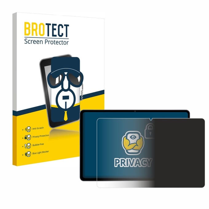 BROTECT - privacy screenprotector voor Acepad HIGH Tablet 12" - Folie Beschermfolie Blauwlichtfilter