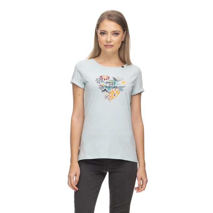 T-shirt dames Ragwear Fllorah Print