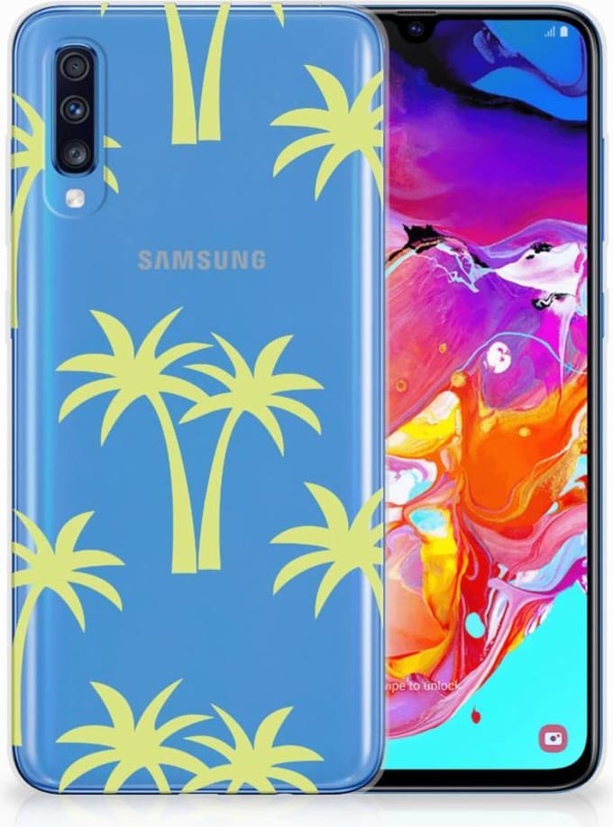 Samsung Galaxy A70 TPU Case Palmtrees