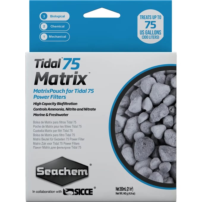 Accessoires voor aquariumfilters Seachem Tidal 75 Matrix