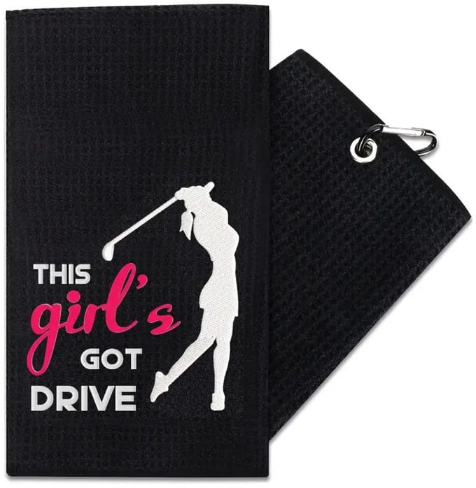 Nivard Golf Handdoek - Golfhanddoek - Golf Accessoires - Towel - Comfortabel - Grappige Tekst