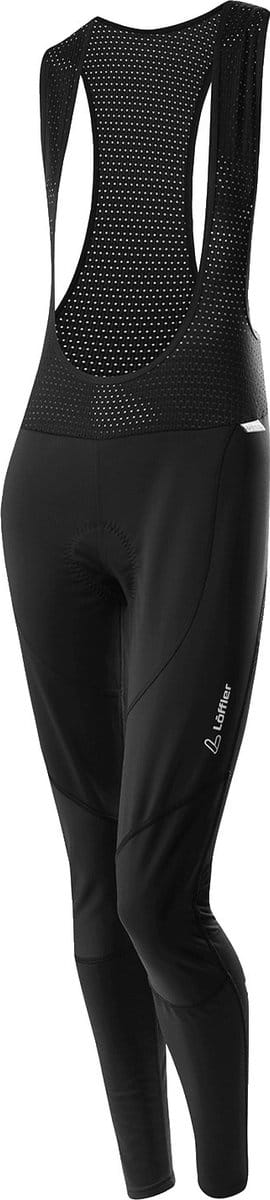 Loeffler fietsbroek lang W Bike WS Elastic voor dames - Zwart