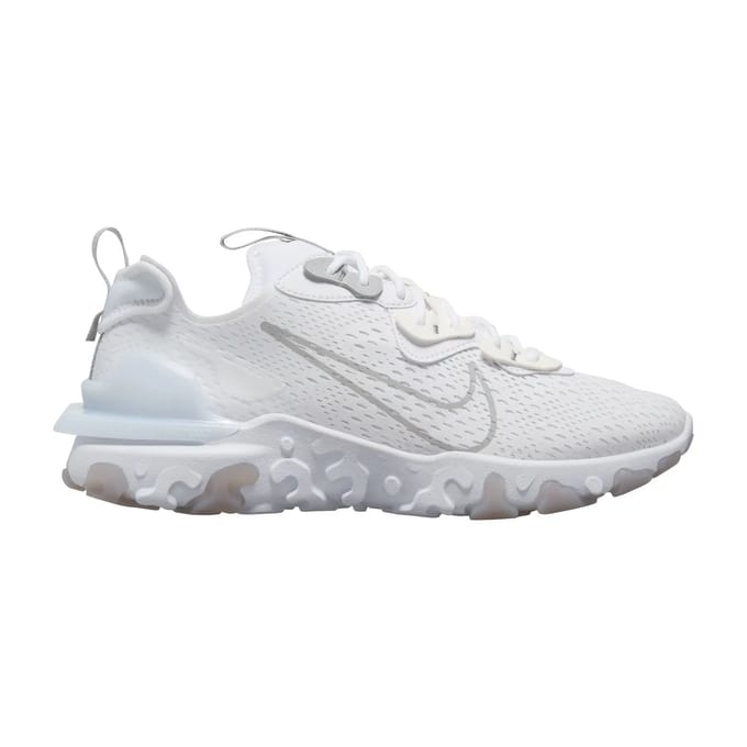Nike React Vision Heren Sneakers - White/Lt Smoke Grey-White-Lt Smoke Grey - Maat 41