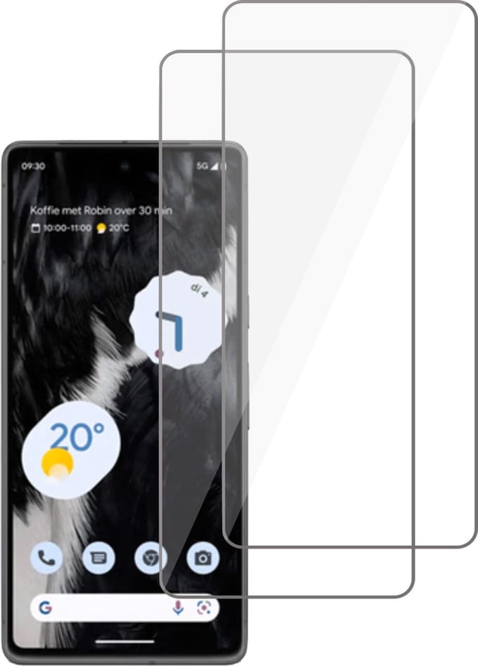 2x Geschikt voor Google Pixel 7a Screenprotector - Beschermglas - GuardCover