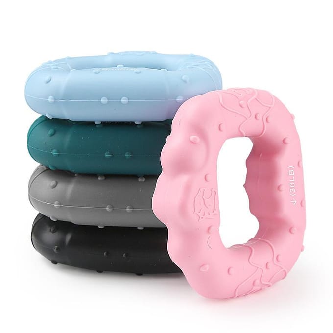 Nieuwe Grip Siliconen Grip Ring Pols Vinger Trainingsapparatuur Onderarm Kracht Training Grip