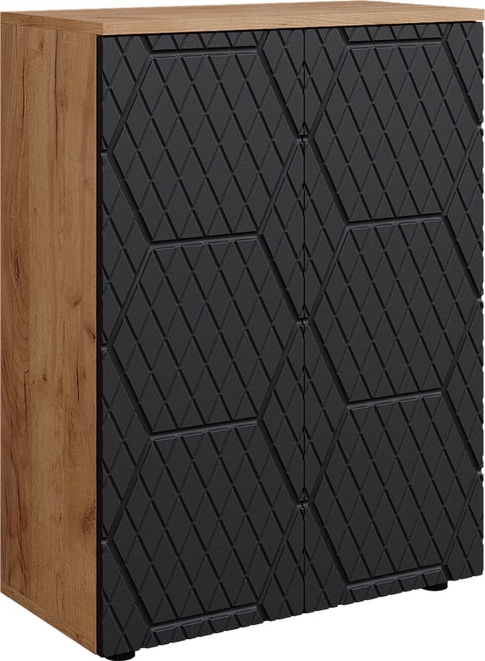 Vicco Irma Midikast – 60 x 81 cm Antraciet met honingraatstructuur