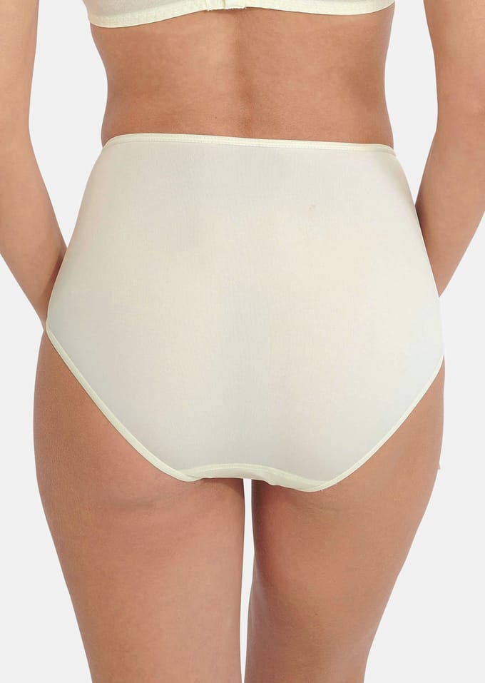 Maxislip van microvezels met kant - champagne - Gr. 54 van Goldner Fashion