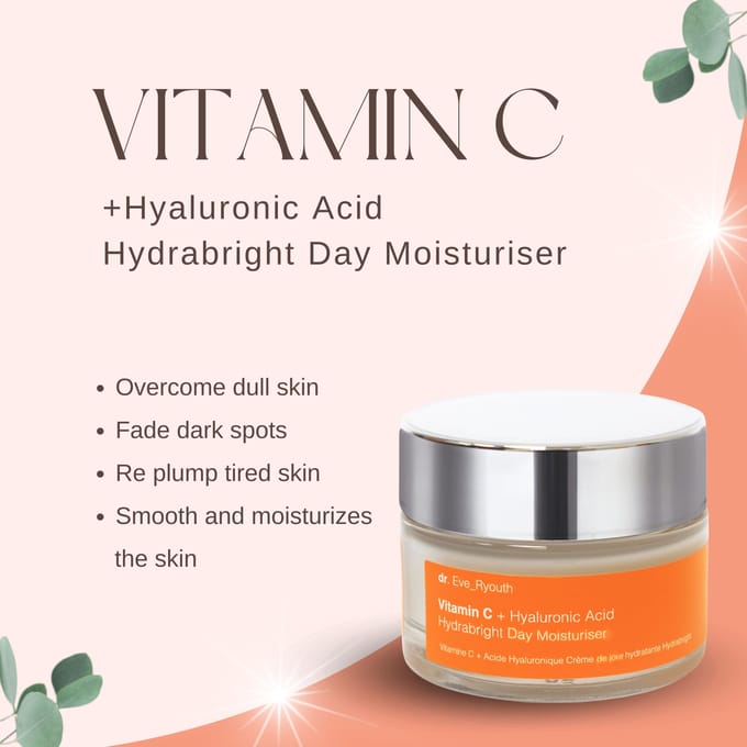 Dr. Eve_Ryouth Vitamine C + hyaluronzuur Hydrabright Day Moisturizer 50