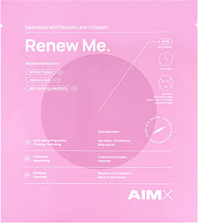 AIMX- Renew Me – Collagen Face Mask