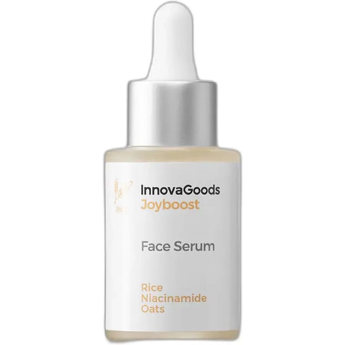 Sérum visage - InnovaGoods - Rice Joyboost - 30 ml - Végane - Ingrédients naturels - Revitalisant wit