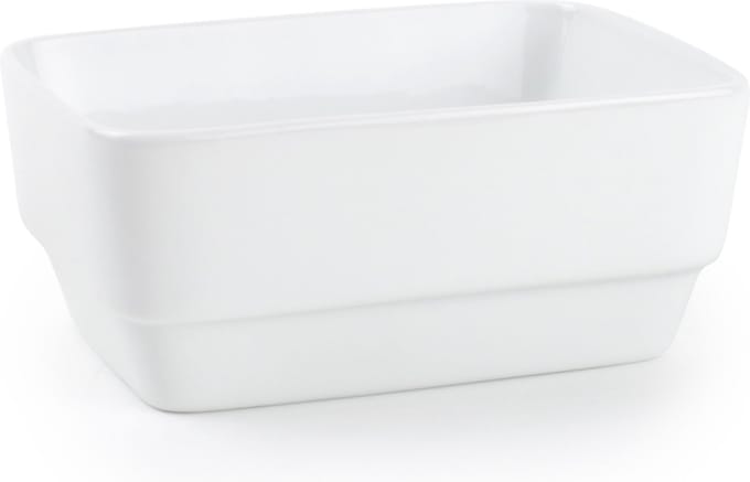 Bonbistro Kom 11.5x8.5xH5cm wit Care (Set van 6)