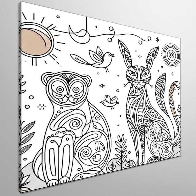 Kunstprint | Wanddecoratie | Canvas | 30 × 30 cm