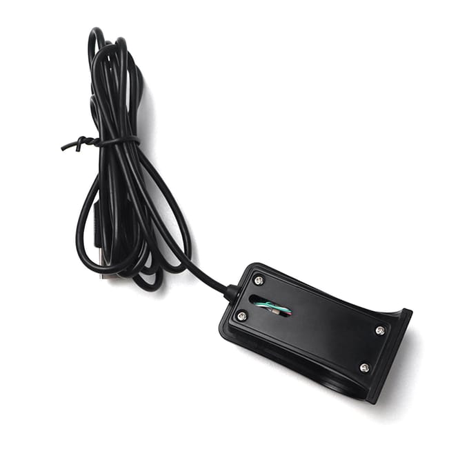 Vingerafdruklezer, USB biometrische vingerafdrukscanner Draagbare Windows Hello voor computer PC Laptop zwart