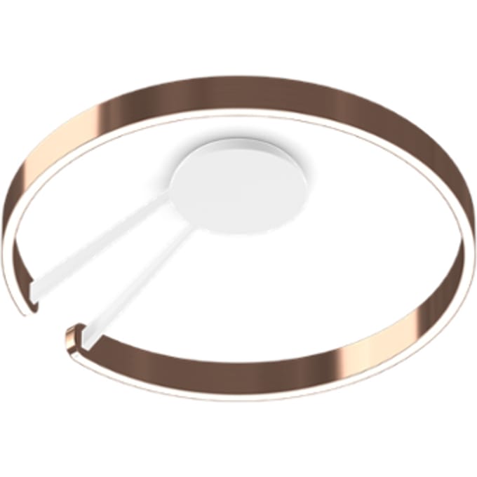 Occhio Mito Aura 60 Plafond-/Wandlamp - roségoud - wide