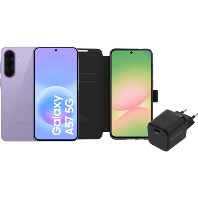Samsung Galaxy A57 256GB Paars 5G + Basis Accessoirepakket