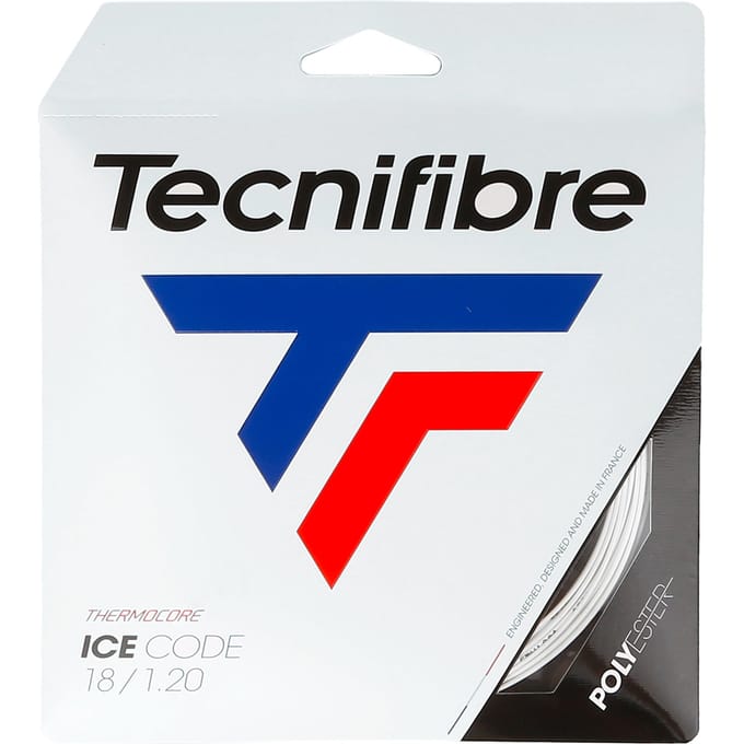 Tecnifibre Ice Code Tennissnaarset Wit 1,30 mm