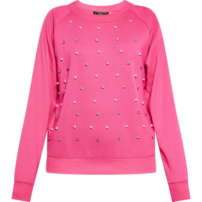 Faina Sweatshirt Dames roze
