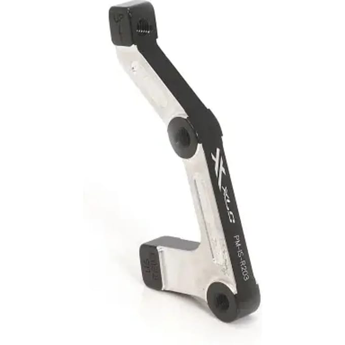 XLC remdeel adapter PM/IS achter 203mm zwart/zilver BRX26