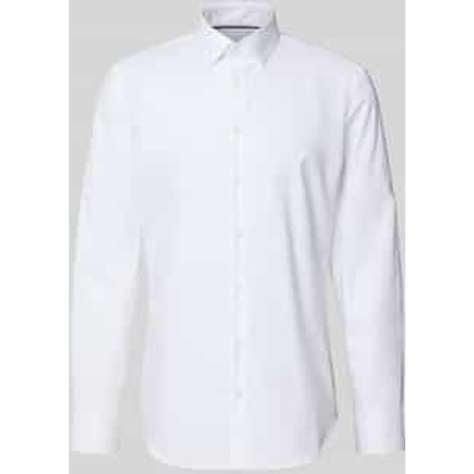 Super slim fit zakelijk overhemd met kentkraag